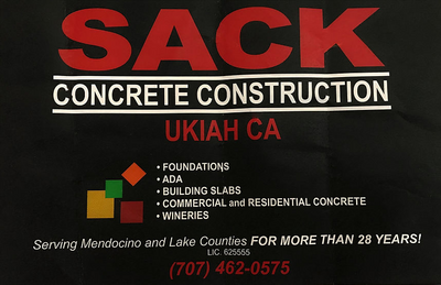 Construction Professional Sack Concrete Construction in Ukiah CA