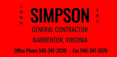 Construction Professional Miscellenious in Warrenton VA