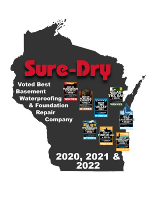 Construction Professional Sure-Dry Basement Systems INC in Menasha WI