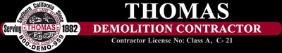 Construction Professional Thomas Demolition in Gardena CA