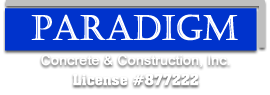 Construction Professional Paradigm Concrete And Construction, Inc. in Antioch CA