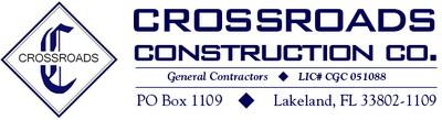 Construction Professional Crossroads Cnstr Centl Fla INC in Lakeland FL